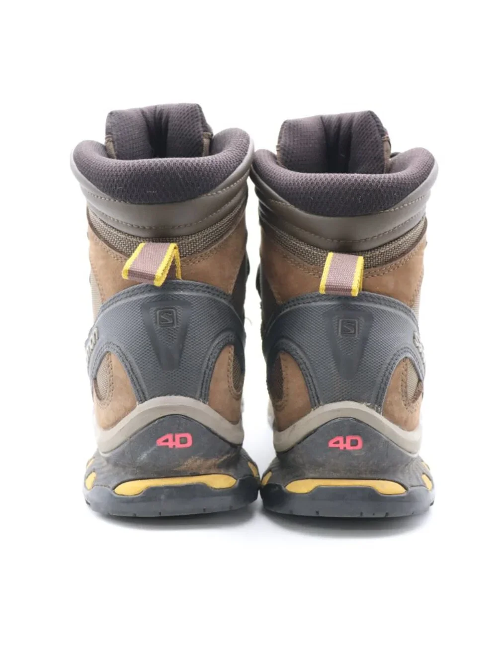 Salomon Quest 4D GTX Hiking Boots Men's 9.5 Brown Waterproof Gore-Tex Trail Boot